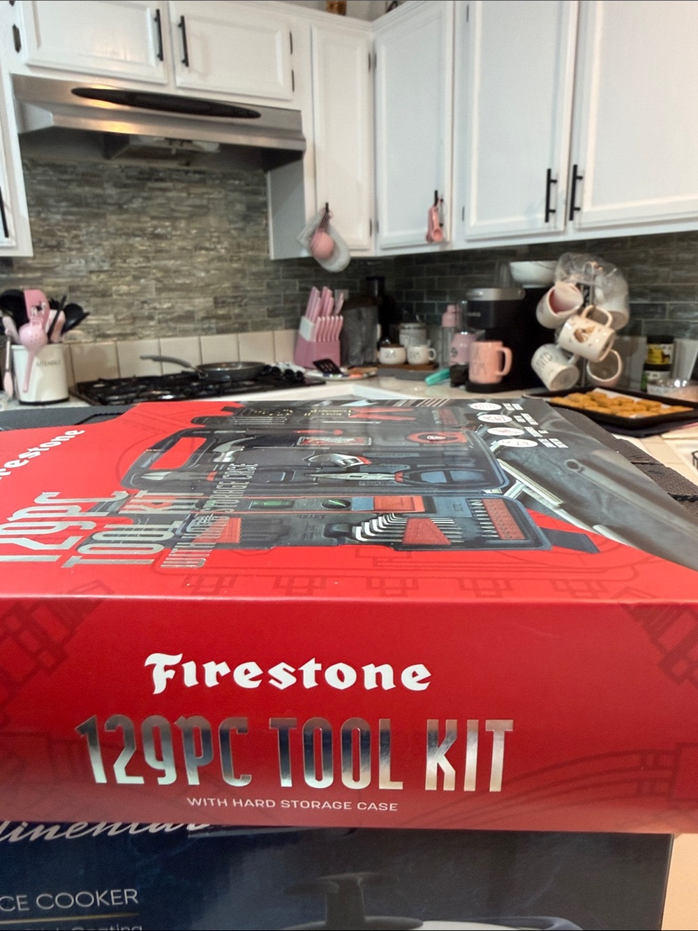 Firestone 129pc Tool Kit - Red and Black - Picture 4 of 4